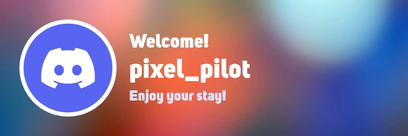 The Classic template: round avatar on the left, title, name and message on the right
